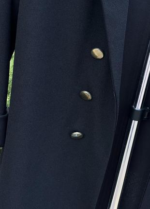 Lipsy london стильный удлиненный пиджак блейзер милитари черный 42/l4 фото