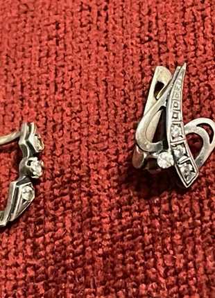Серебряные сережки