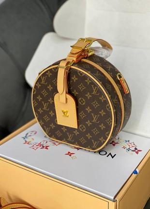 Сумка шкіряна брендова в стилі lv petite boite chapeau