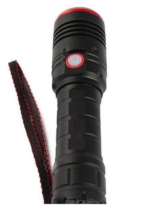 Ручний тактичний ліхтар x-balog bl-a02-p50 з заряджанням usb ліхтарик2 фото