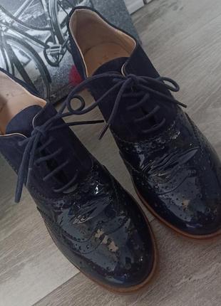 Туфлі на шнуровці натуральна шкіра monsoon3 фото