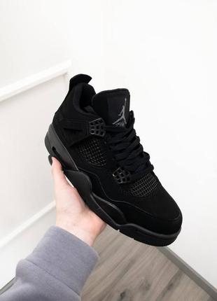 Nike air jordan 4 retro black cat