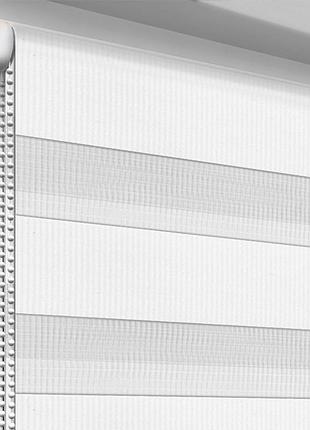 Рулонная штора день-ночь oasis белый