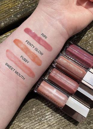 Збільшуючий рожевий блиск riri бальзам помада для губ плампер fenty beauty gloss bomb universal lip luminizer фенті бʼюті2 фото