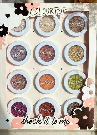 Набір тіней colourpop shock it to me1 фото