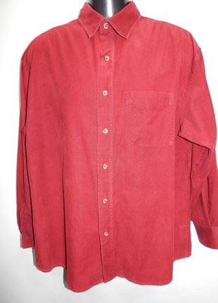 Чоловіча тепла вельветова сорочка j. cooler р.50-52 085rtx (тільки в зазначеному розмірі, 1 шт.)