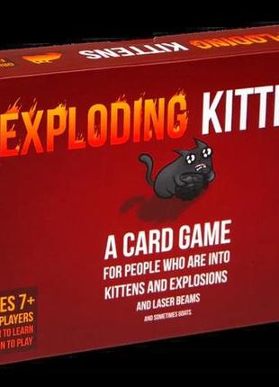 Настольная игра exploding kittens (взрывные котята (английский))