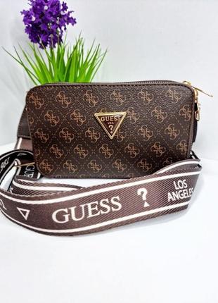 Женская сумка guess brown