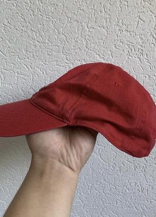 Кепка ли купер винтаж lee cooper leather patch red cap hat3 фото
