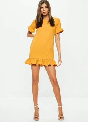 Новое платье с рюшами missguided