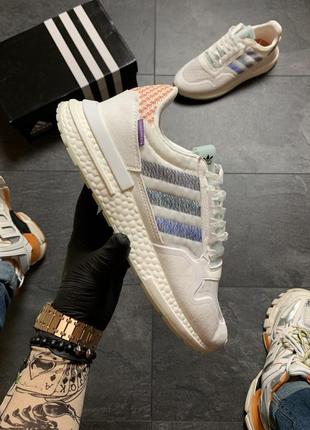 Adidas zx 500 commonwealth, кроссовки адидас женские - мужские унисекс, кросівки адідас 50 білі5 фото