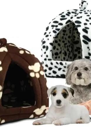 Домик для животных pet hut мягкий флис, 30х30 см, высота 40 см.