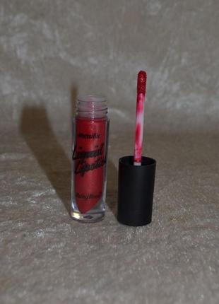 Стойкая жидкая помада ruby rose metallic liquid lipstick, тон 26