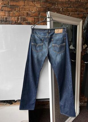 Diesel larkee regular-straight 008j4 blue denim jeans джинси3 фото