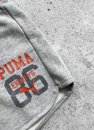 Puma women’s cotton short gray shorts жіночі, короткі шорти3 фото