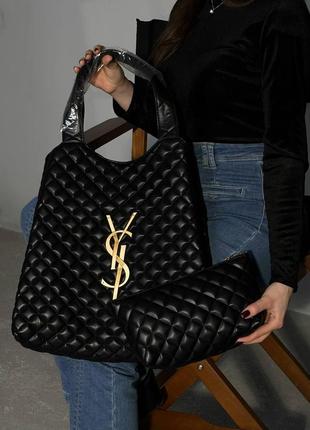 Женская сумка yves saint laurent big transform shopper шопер ив сен лоран  кросс боди клатч2 фото