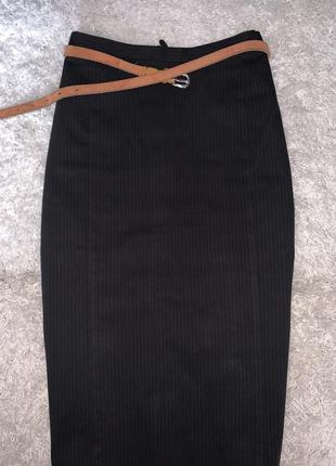Брендовая юбка классика в полоску h&m  размер 38/8 производитель турция5 фото
