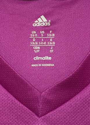 S-m adidas футболка спортивная фитнес розовая4 фото