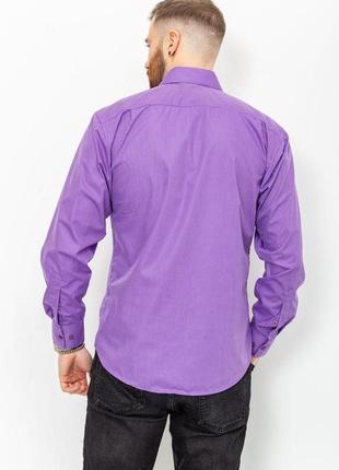 Сорочка чоловіча в смужку колір бузковий 131r140129  від магазину shopping lands5 фото