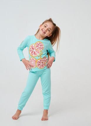 Пижама для девочки smil 104521 яркий ментол