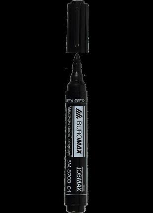 Bm.8703-01 маркер водостойкий jobmax, 2-4 мм черный