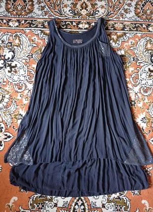 Платье сарафан трикотажный с пайетками7 фото