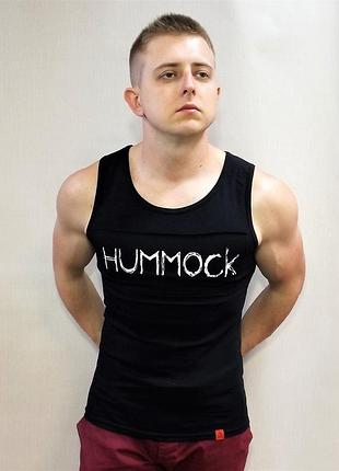 Майка мужская hummock черная спортивная
