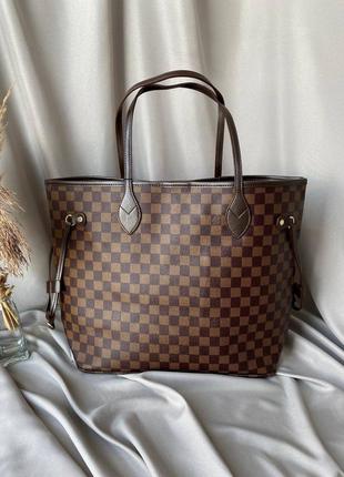 Сумка louis vuitton neverfull brown