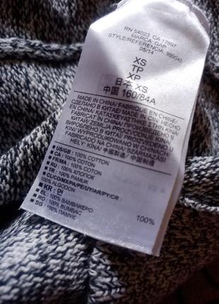 Коттоновый меланжевый джемпер пуловер свитер кофта 44-46 размера8 фото