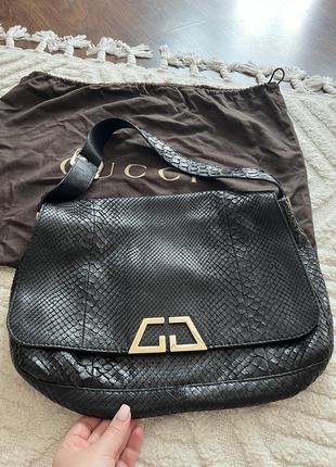 Шикарная сумка gucci оригинал2 фото