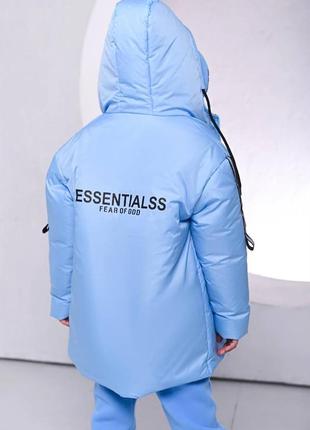 Подростковый спортивный костюм теплый + куртка со светоотражающими лентами6 фото