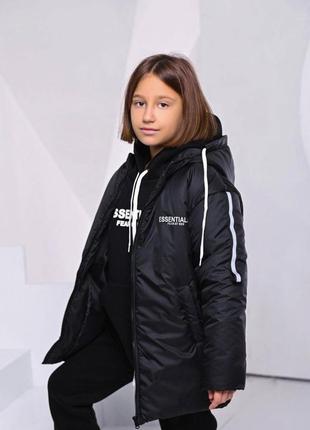 Подростковый спортивный костюм теплый + куртка со светоотражающими лентами9 фото