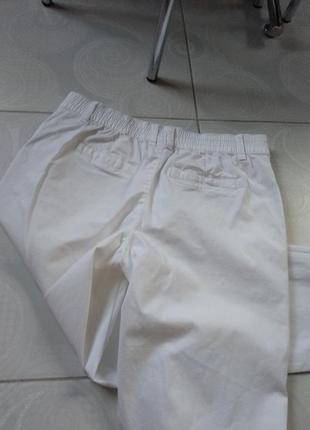 Летние белые брюки/брюки белые хлопковые street one4 фото