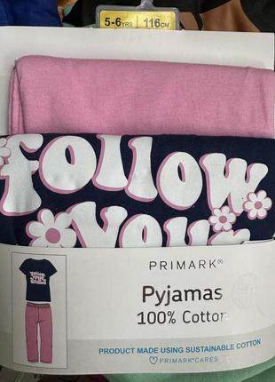 Піжамка або дом костюм для дівчинки primark