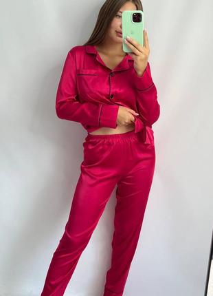 Розовая яркая пижама4 фото