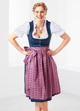 Баварский костюм без блузы: платье + фартук от tchibo (немечки), гг. наши: 44-46 (38 евро)