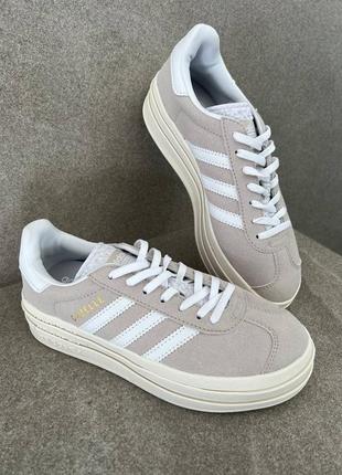 Кроссовки женские adidas gazelle bold platform адидас газели7 фото