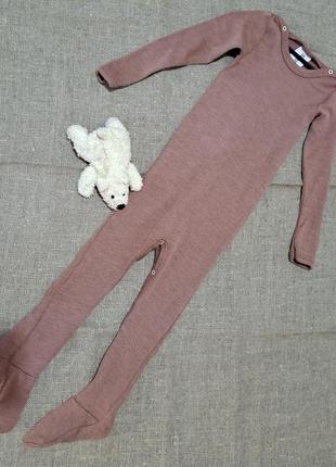Шелк шерсть теплый бодик немецкий люкс бренд на малыша 1 - 2 года унисекс8 фото