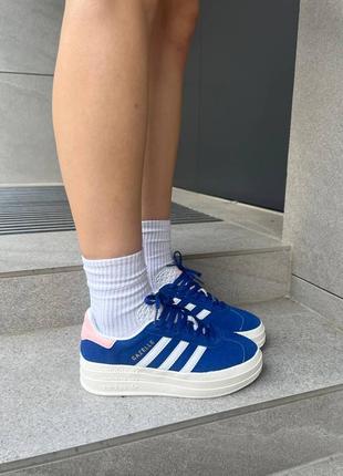 Кроссовки женские adidas gazelle bold platform адидас газели