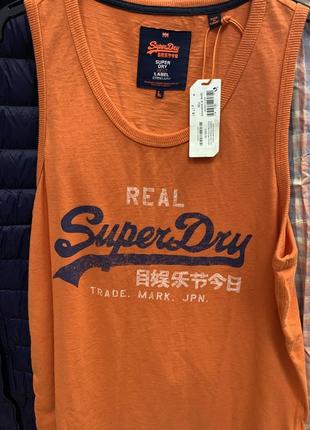 Оригинальная майка superdry vintage logo duo entry vest 3xl