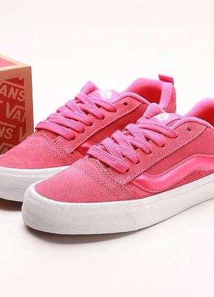 Женские кроссовки vans knu skool кеды венс5 фото