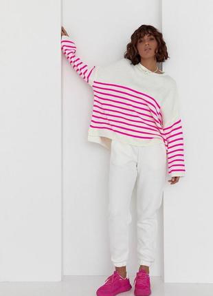 Стильный яркий качественный свитер оверсайз производство туречки