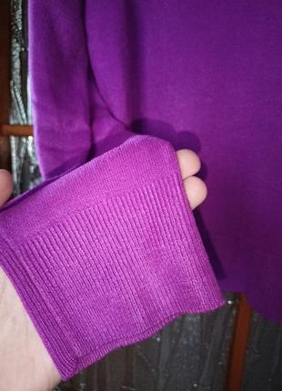 Кофта, гольф, свитер женский фиолетово-бордового цвета3 фото