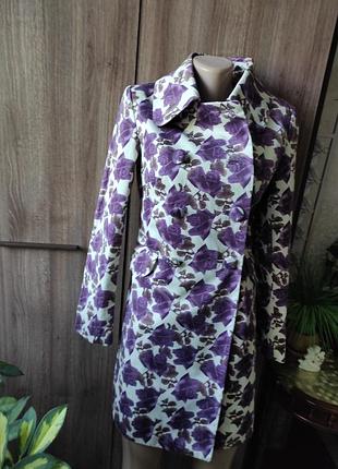 H&m плащ короткий рр 34/xs