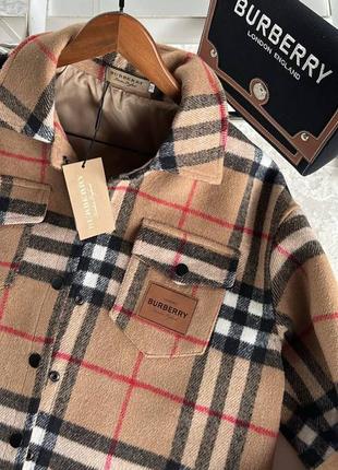 Теплая рубашка burberry one size5 фото