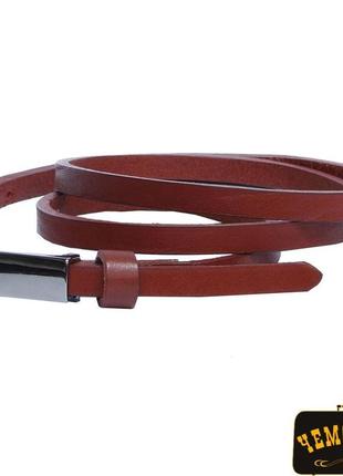 Ремень tony perottiкожаный 010/10 rosso красный