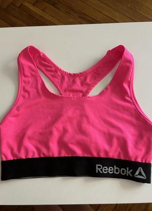 Спортивный топ reebok s оригинал в спортзал для спорта