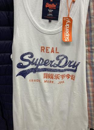 Оригінальна майка superdry vintage logo duo entry vest xl