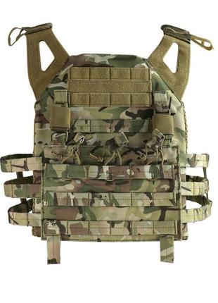 Плитоноская разгрузка тактическая с креплениями molle kombat uk всу (зсу) carrier мультикам ku_22
