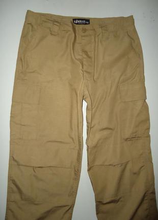 Штаны брюки милитари combat  bdu trousers tan coyote rip-stop (36)3 фото